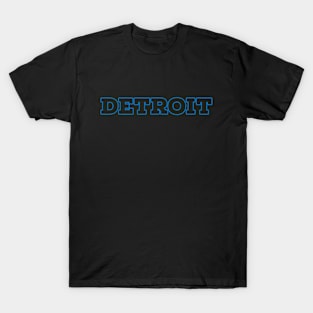 Detroit Blue T-Shirt